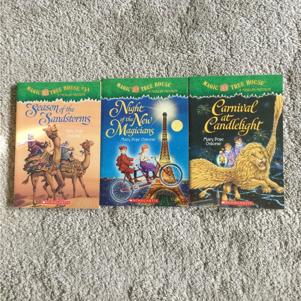 Magic Tree House books by Mary Pope Osborne - Chapter Paperback Scholastic